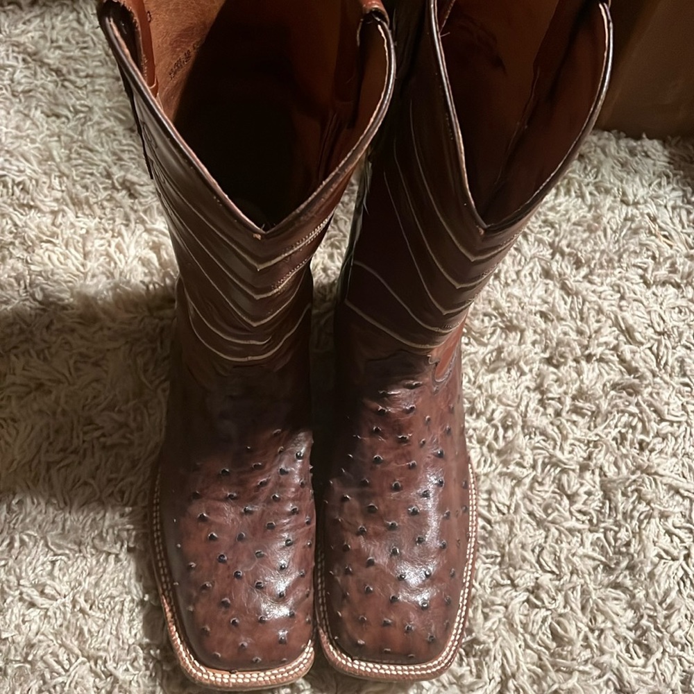Tony Lama 10 1/2 EE Ostrich boots